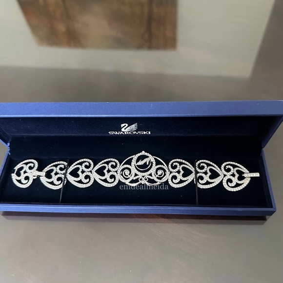 Swarovski 2006 Disney Cinderella Rhodium Plated Bracelet RARE 1514997 - Picture 2 of 10